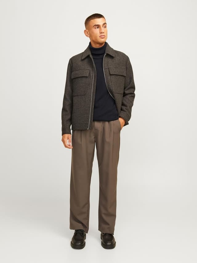 Detalle de JACK & JONES Col roulé regular fit en coton biologique