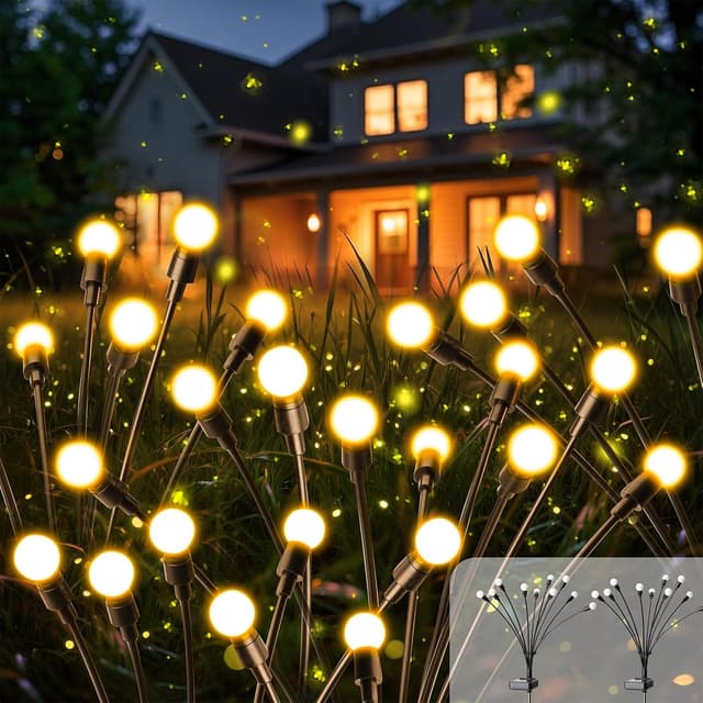 Detalle de FIFlying Solarleuchten für Außen Garten 2er Set