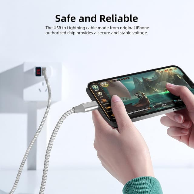 Thumbnail 4 de Apple iPhone Charger 10 ft