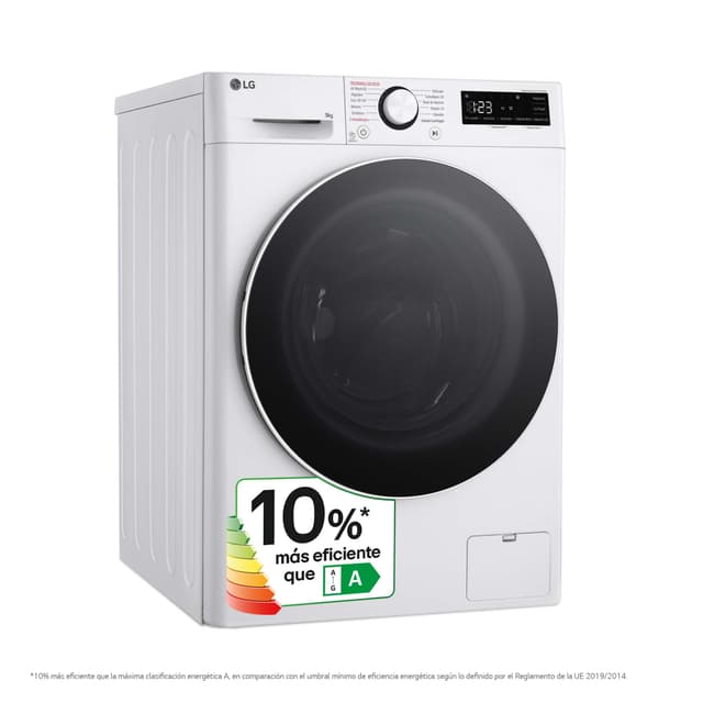 Detalle de LG F4WR6009A0W lavadora 9 kg 1400 rpm TurboWash