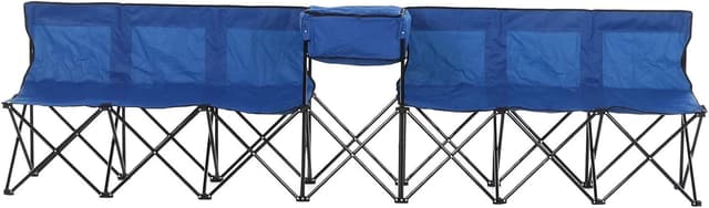 Thumbnail 4 de Outsunny 6‑Seat Folding Sports Bench with Cooler Bag 💺
