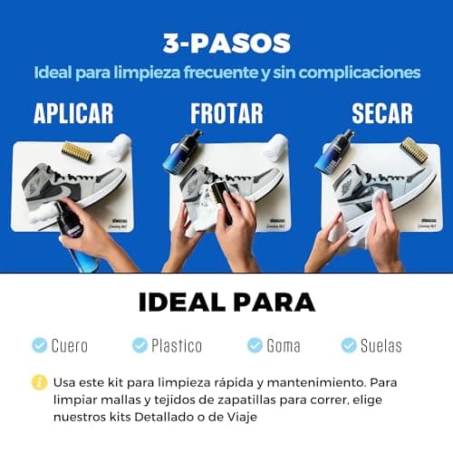 Detalle de Shoozas Kit de Limpieza Zapatillas 150 ml