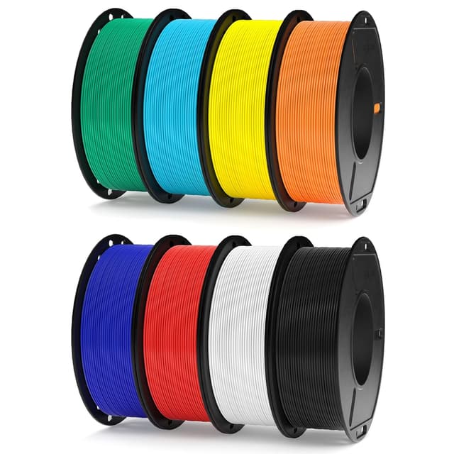 Detalle de ELEGOO 250g PLA Plus Filament Bundle (1.75mm) – 8 Colours with ±0.02mm accuracy