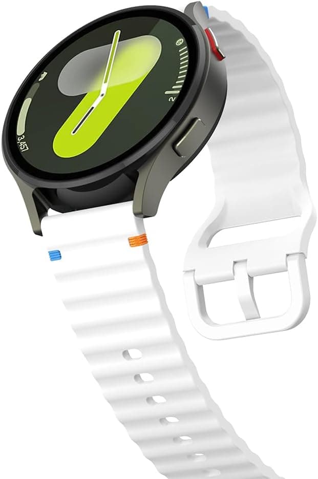 Detalle 2 de BYISYUE 22mm Silicone Sport Watch Strap for Huawei Watch GT 6 Pro 46mm & GT 5/4/3 (TPU sport replacement band)