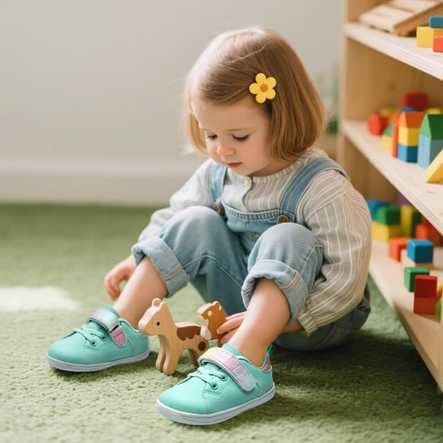 Detalle 2 de IceUnicorn Barfußschuhe für Kinder, rutschfest