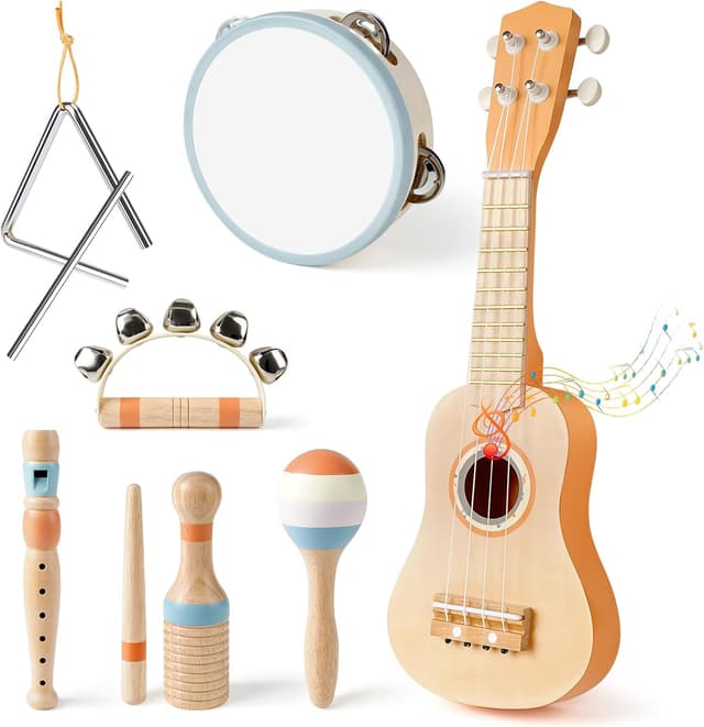 Detalle de Vanplay Kids 7-in-1 Guitar Set 🎸