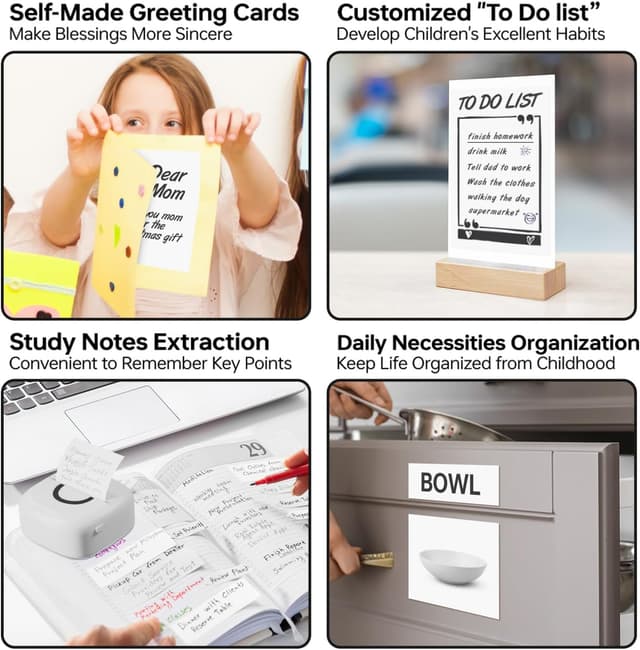 Detalle 2 de cabaro Mini Drucker 3 Rollen Bluetooth