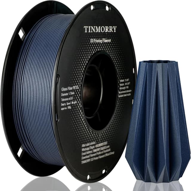 Thumbnail 6 de TINMORRY Glasfaser-PETG Filament 1,75 mm (PETG GF) – 1 kg Spule, eisblau