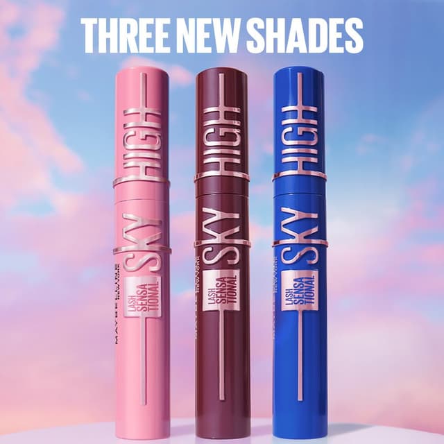 Thumbnail 6 de Maybelline New York Sky High Blue Mist Wimperntusche in intensivem Blau – für extreme Länge & volles Volumen
