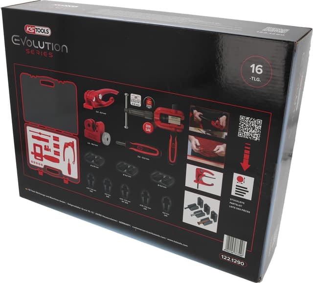 Thumbnail 6 de KS Tools 122.1290 – Appareil à collet pour durite de frein, sans démontage de la conduite (16 pièces)