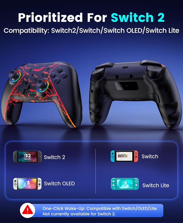 Thumbnail 5 de Fanxieast Stylish Wireless Bluetooth Switch 2 controller 1000mAh