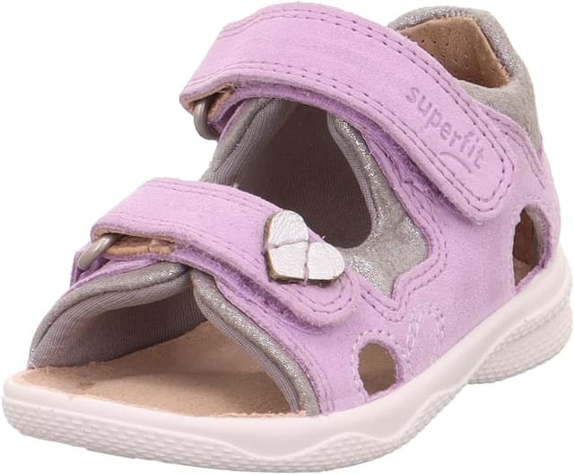 Detalle de Superfit POLLY Sandale 1-600097 für Mädchen – mit chromfreiem Leder-Fußbett