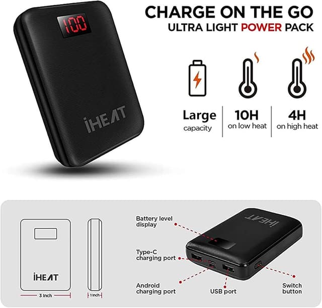 Thumbnail 4 de IHeat Heated Vest 14400mAh battery