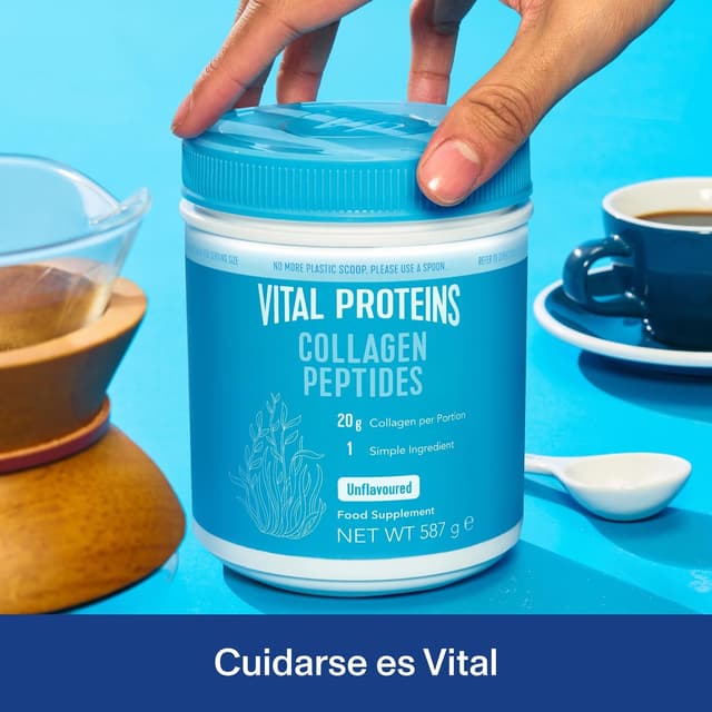 Thumbnail 4 de Vital Proteins Péptidos de Colágeno en Polvo 💧 Sin Sabor 587g