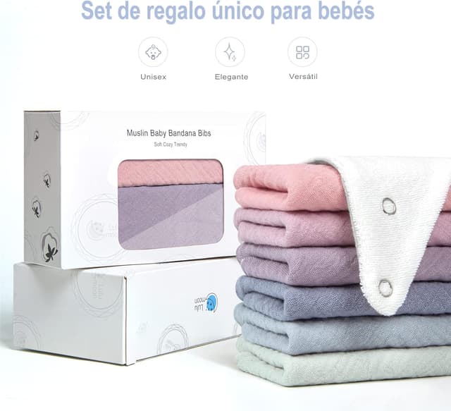 Thumbnail 6 de lulumoon Dreieckstuch Musselin Lätzchen