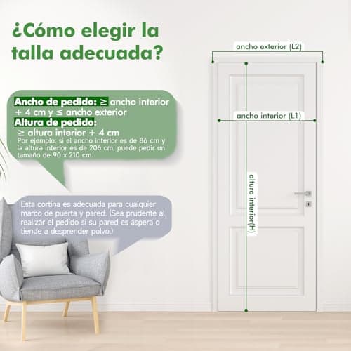 Thumbnail 5 de Sekey 140x220cm mosquitera magnética para puerta