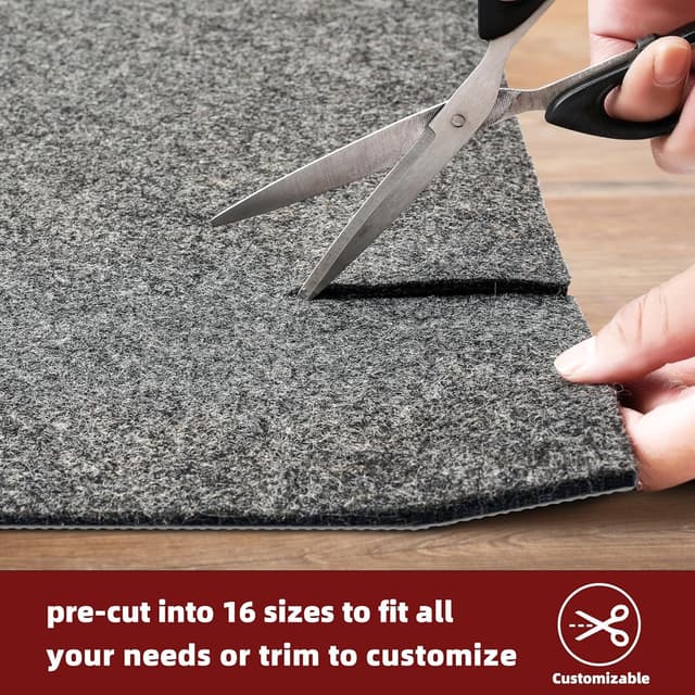 Thumbnail 4 de BAGAIL 5x7 Ft Non-Slip Rug Pad