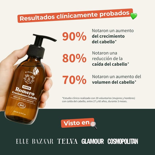 Thumbnail 6 de BIONOBLE Aceite Romero Cabello 50 ml