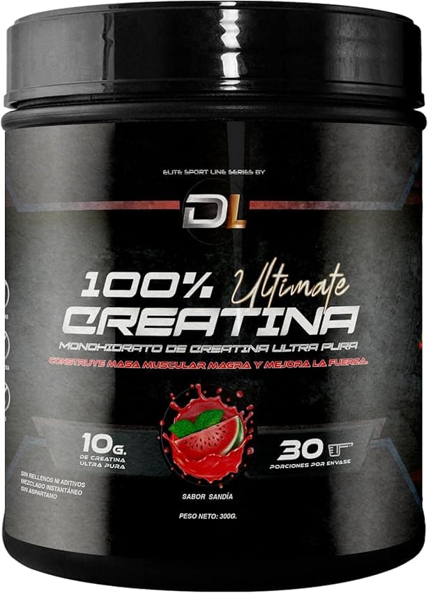 Detalle de Ultimate Creatine Monohidrato Sandía 💪 300g Promueve músculo