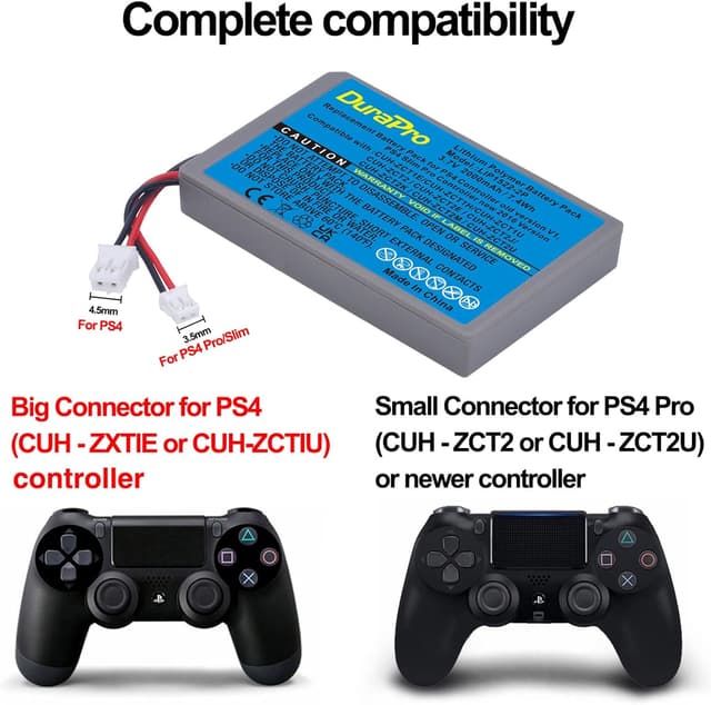 Thumbnail 4 de DuraPro 2X Akku 2000mAh für PS4 Controller