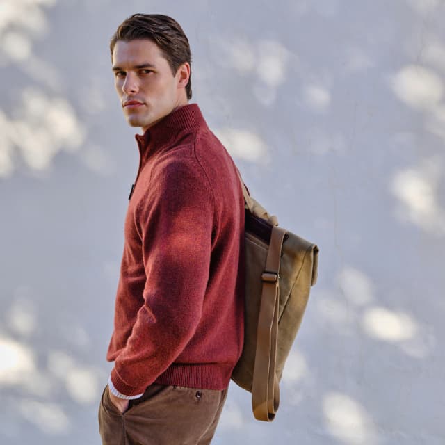 Detalle de Verhunt Jersey de hombre media cremallera