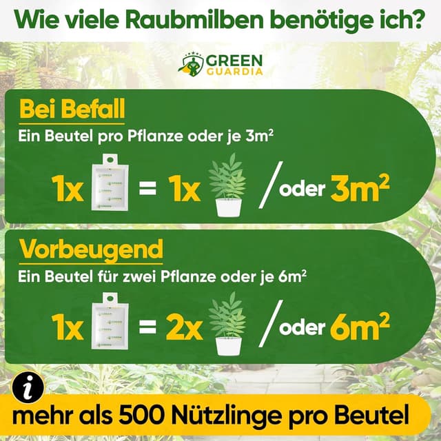 Thumbnail 3 de GREEN GUARDIA Power Raubmilben Mix 6 Tüten