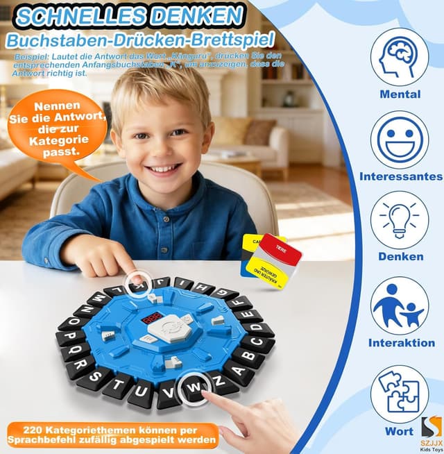 Thumbnail 1 de Wortspiel Familienspiel mit 24 Tasten 🎲