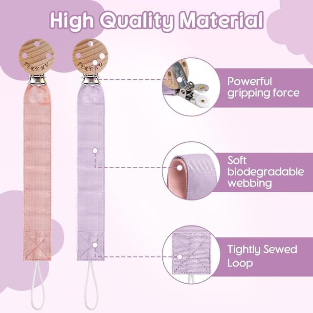 Detalle 2 de Baby dummy clip set 2 pack