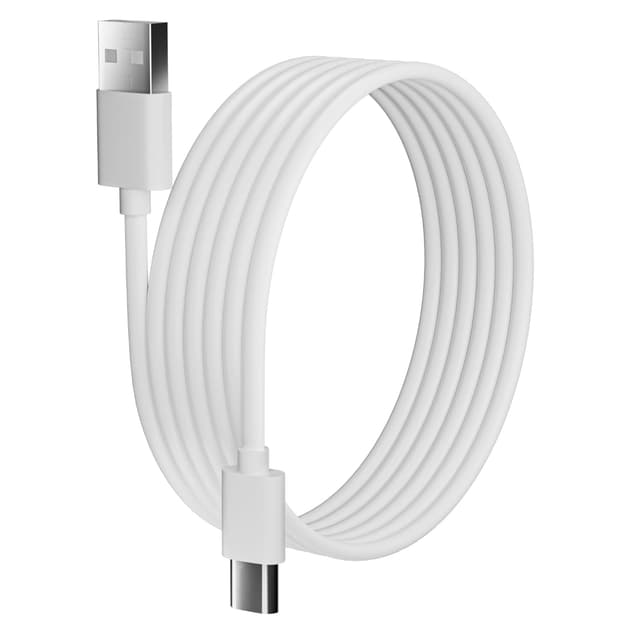 Detalle de pluX USB charging cable for Logitech UE Boom and Ultimate Ears speakers (1 m) – white