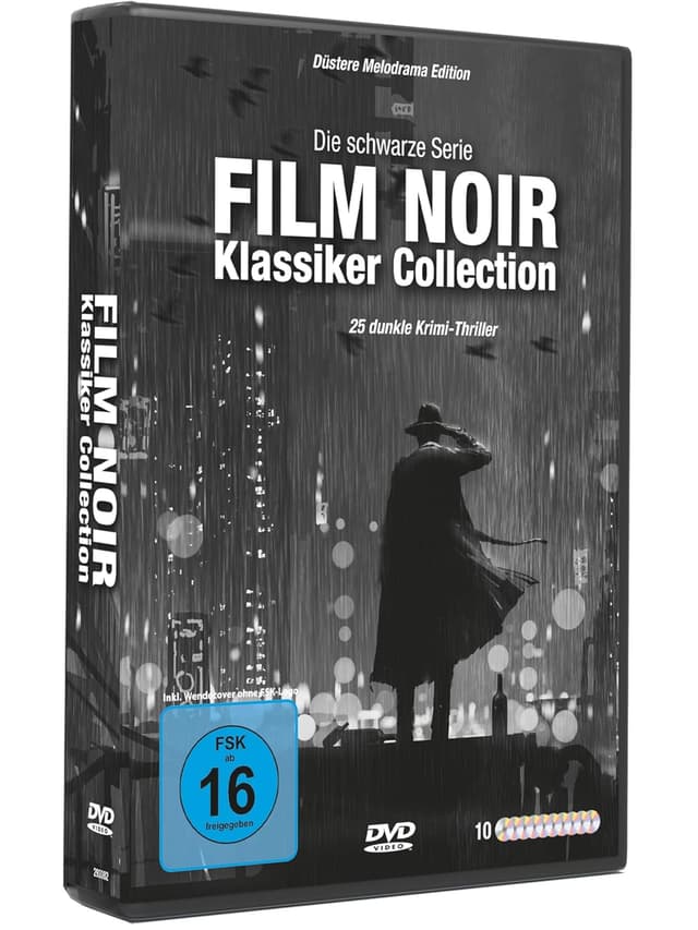 Detalle de WME Film Klassiker Film Noir Klassiker Collection: Schwarze Serie (düsteres Melodrama, Krimi-Thriller)