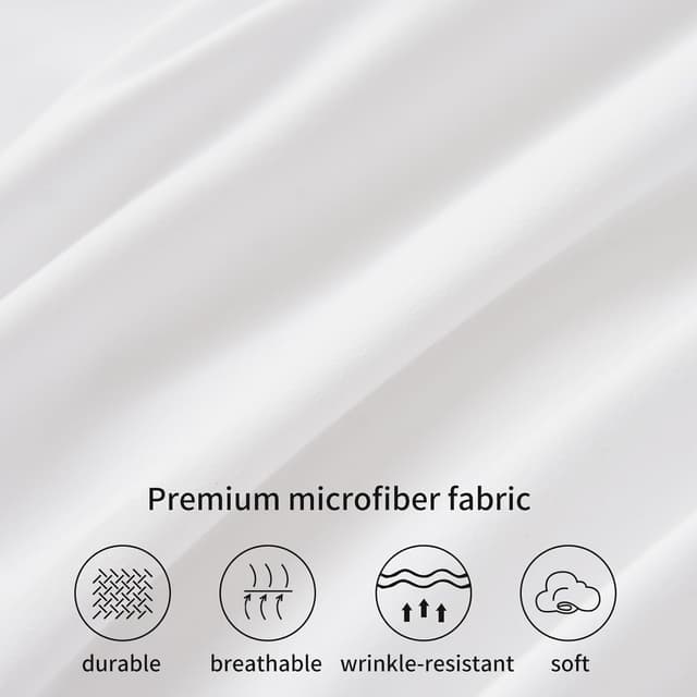 Thumbnail 3 de RUIKASI White Pillow Cases 50x75 cm