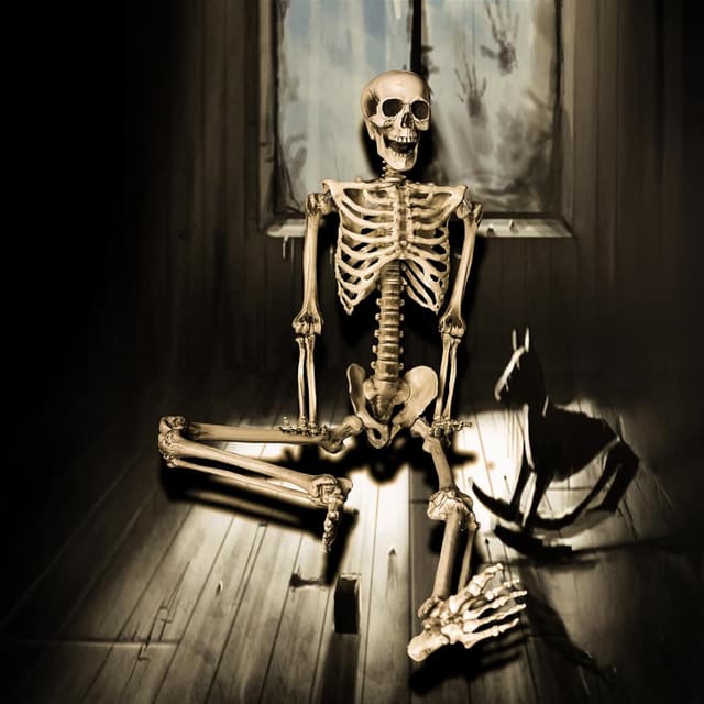 Detalle 2 de Life-size Skeleton 165cm Halloween prop