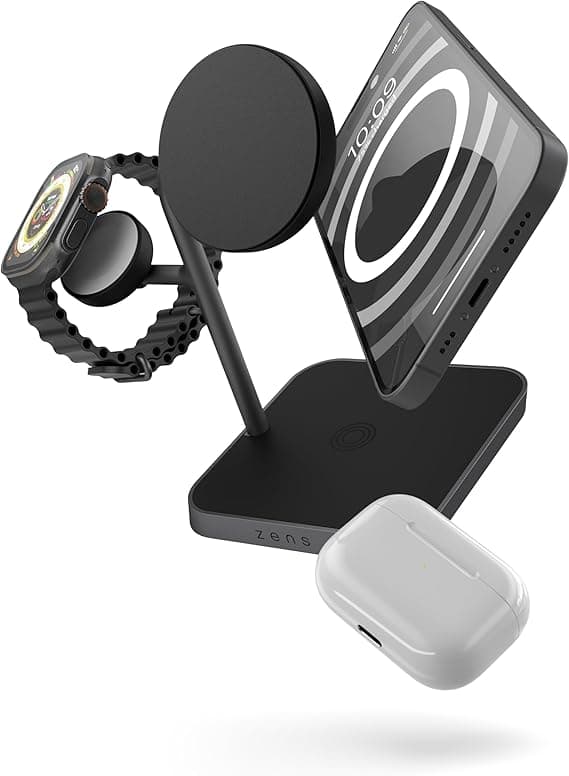 Detalle de Zens Office Wireless Charger 3, Cargador inalámbrico rápido ⚡