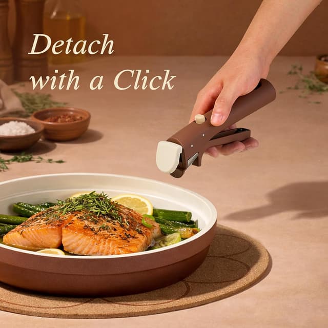 Detalle 2 de CAROTE 22Pc Ceramic Cookware Set 4-qt