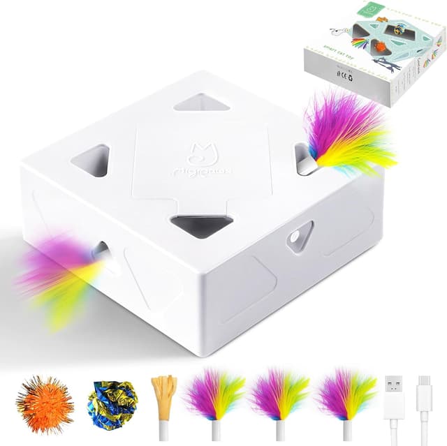 Imagen de Migipaws MigiBox Versione 2, gioco automatico per gatti 🐾 en OfertitasTOP