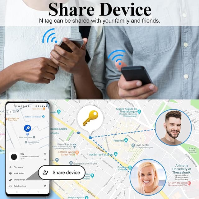 Detalle de Air Tracker Android Smart Tracker 2 pezzi