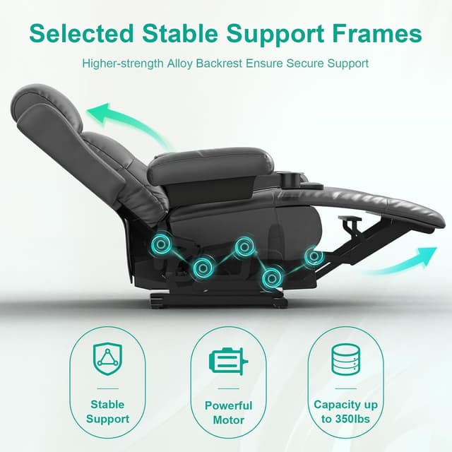 Detalle 1 de SQUEBILIFE Relaxsessel 8-Punkt Massage