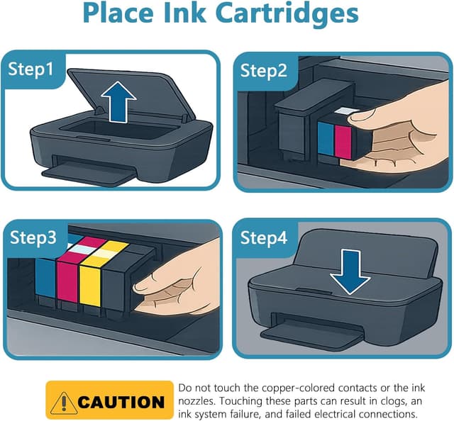 Detalle 2 de Couleuris 923e Ink Cartridges Compatible Replacement (HP 923XL/923e) 4-Pack Combo Fit