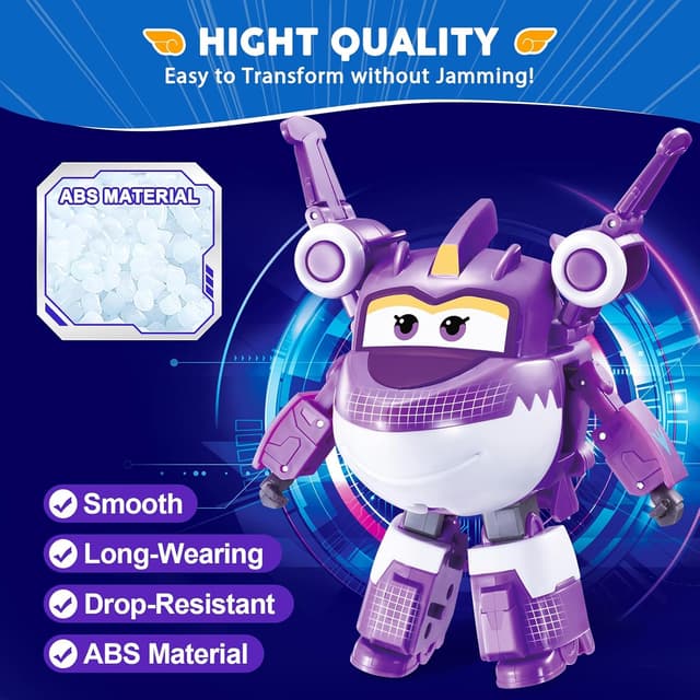 Thumbnail 3 de Super Wings Sally 2 en 1 avión-robot 12,7 cm