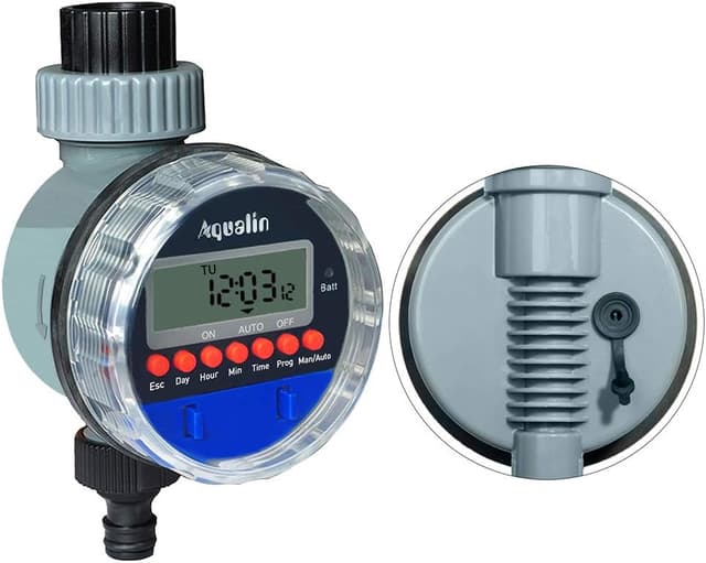 Thumbnail 6 de Aqualin Hose Water Timer (Blue) electronic watering controller with two outlets