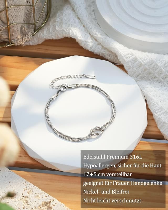 Detalle de HAYOUWAY Armband 14k vergoldet