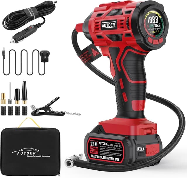 Imagen de AUTDER Cordless Tyre Inflator 180 PSI ⛽ en OfertitasTOP
