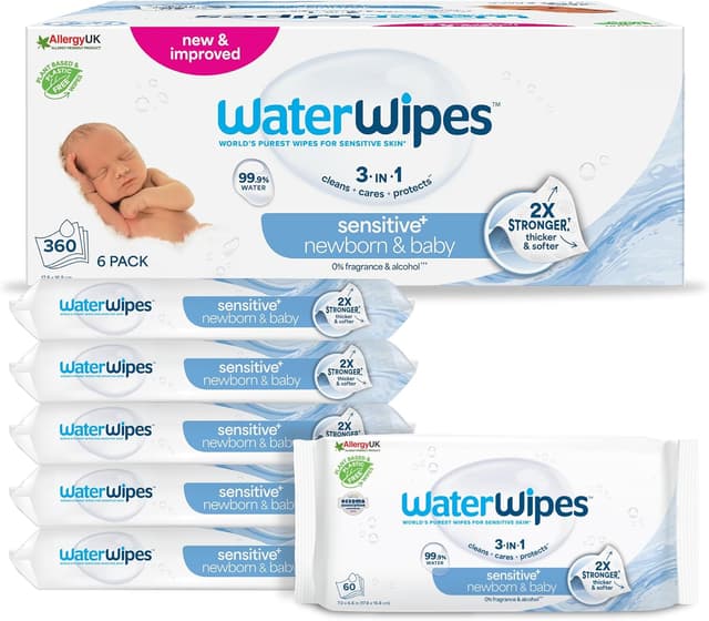 Imagen de WaterWipes Sensitive+ 360 unités lingettes 🧻 en OfertitasTOP