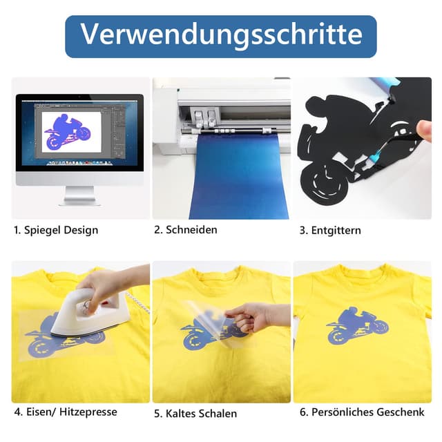 Thumbnail 5 de NANAPLUMS Chamäleon Plotterfolie 30,5×25,4 cm 🎨