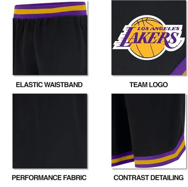 Detalle de Ultra Game Men’s NBA Official Soft Air Mesh Ultimate Basketball Shorts (OG Fit)