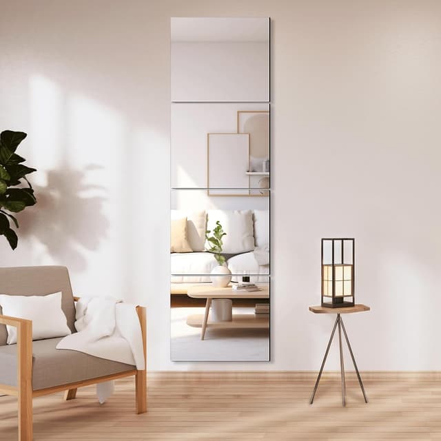 Thumbnail 1 de Delma Glass Full Length Mirror 14 x 12 in 🪞