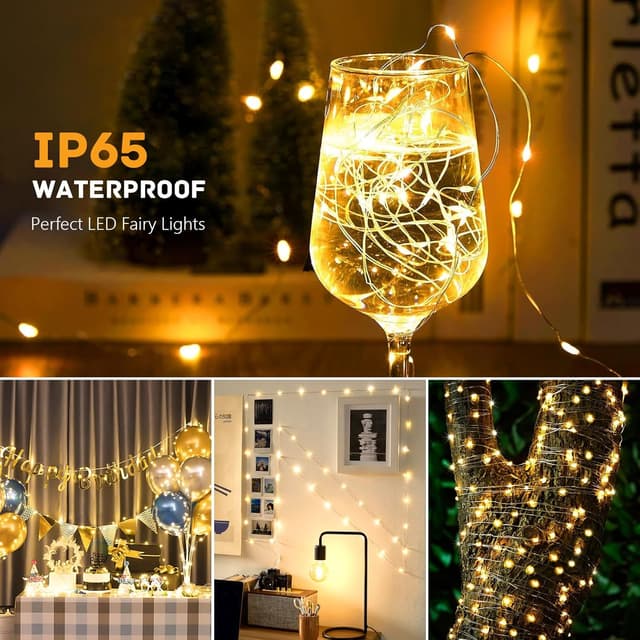 Detalle 1 de Bigzom Lichterkette 10 m mit 100 LEDs