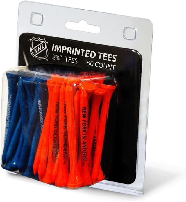 Detalle de Team Golf NHL New York Islanders Pack of 50 Golf Tees (2-3/4 in) in Multi-Team Colors