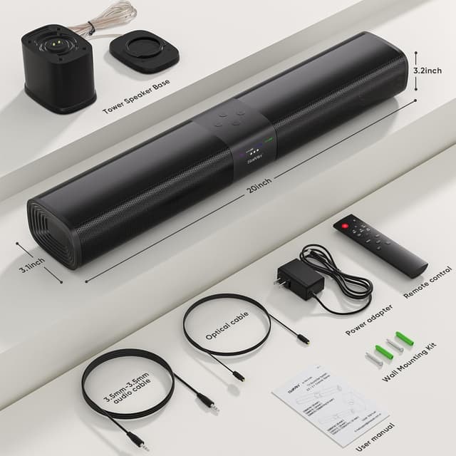 Thumbnail 5 de Saiyin 20" Sound Bar for Smart TV