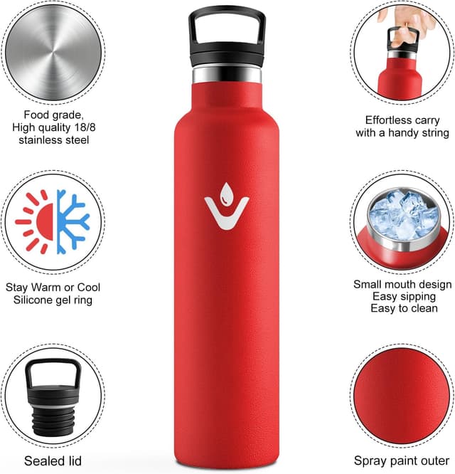 Detalle de Borraccia termica 1L in acciaio inox